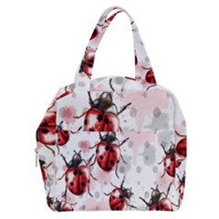 Ladybugs Pattern Texture Watercolor Boxy Hand Bag