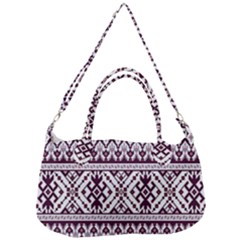 Illustration Ukrainian Folk Seamless Pattern Ornament Removable Strap Handbag