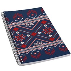 Ukrainian Folk Seamless Pattern Ornament Art 5 5  X 8 5  Notebook