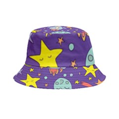 Card With Lovely Planets Inside Out Bucket Hat