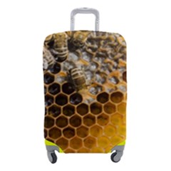 Honeycomb With Bees Luggage Cover (small) by Bedest