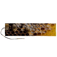 Honeycomb With Bees Roll Up Canvas Pencil Holder (l) by Bedest