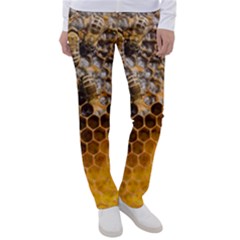 Honeycomb With Bees Women s Casual Pants