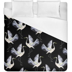 Crane Pattern Bird Animal Duvet Cover (king Size) by Bedest