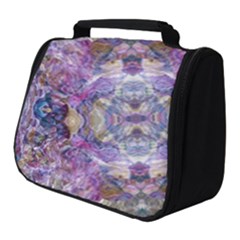 Abstract Pebbles Iv Full Print Travel Pouch (small) by kaleidomarblingart