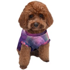 Aesthetic Astronautics Atmosphere Blue Clouds Cosmos Fantasy Galaxy Dog T-shirt