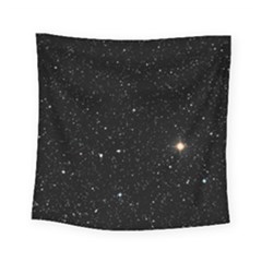 Sky Black Star Night Space Edge Super Dark Universe Square Tapestry (small) by Cendanart