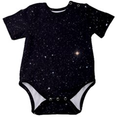 Sky Black Star Night Space Edge Super Dark Universe Baby Short Sleeve Bodysuit