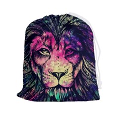 Psychedelic Lion Drawstring Pouch (2xl)