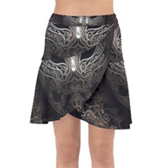 Mask Tribal Wrap Front Skirt by Ndabl3x