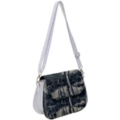 Dry Forest Landscape, Tierra Del Fuego, Argentina Saddle Handbag by dflcprintsclothing