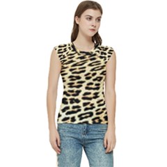 Leopard Print Women s Raglan Cap Sleeve T-shirt by TShirt44