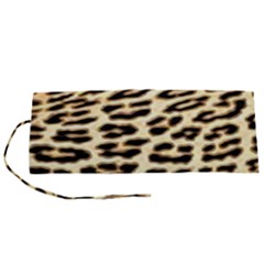 Leopard Print Roll Up Canvas Pencil Holder (s) by TShirt44