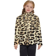 Leopard Print Kids  Puffer Bubble Jacket Coat by TShirt44