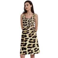 Leopard Print Classic Skater Dress by TShirt44