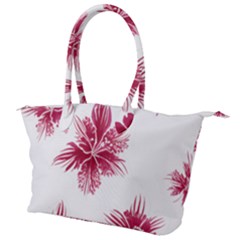 Hawaiian Flowers Canvas Shoulder Bag