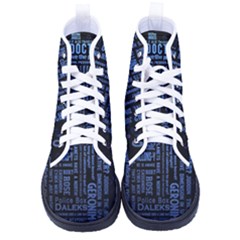 Doctor Who Tardis Kid s High-top Canvas Sneakers