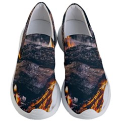 Wood Fire Camping Forest On Women s Lightweight Slip Ons by Bedest