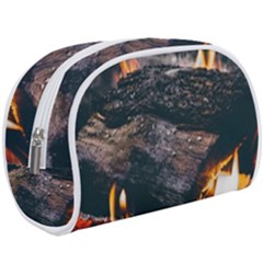 Wood Fire Camping Forest On Make Up Case (large) by Bedest