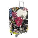 Skull Flowers American Native Dream Catcher Legend Luggage Cover (Medium) View2