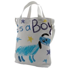 It s A Boy Canvas Messenger Bag by morgunovaart