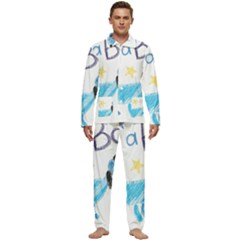 It s A Boy Men s Long Sleeve Velvet Pocket Pajamas Set by morgunovaart