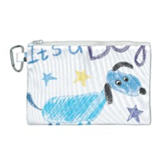 It s A Boy Canvas Cosmetic Bag (large) by morgunovaart