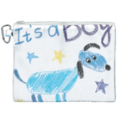 It s A Boy Canvas Cosmetic Bag (xxl) by morgunovaart