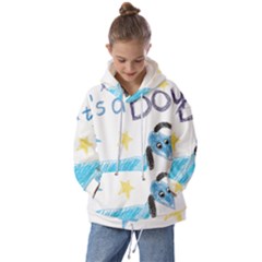 It s A Boy Kids  Oversized Hoodie by morgunovaart