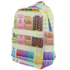 Supermarket Shelf Products Snacks Classic Backpack