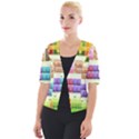 Supermarket Shelf Products Snacks Cropped Button Cardigan View1