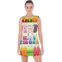 Supermarket Shelf Products Snacks Lace Up Front Bodycon Dress View1