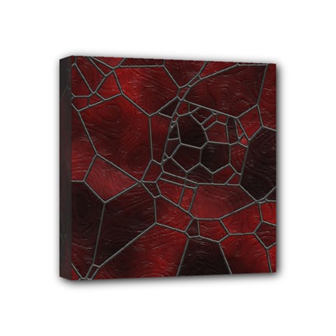 Mosaic Glass Glass Mosaic Colorful Mini Canvas 4  X 4  (stretched) by Cendanart