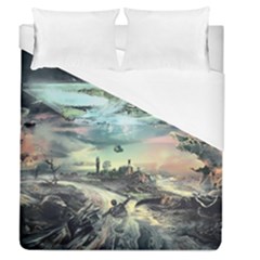 Psychedelic Art Duvet Cover (queen Size)