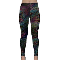 Star Galaxy Chrismas Xmas Ugly Classic Yoga Leggings by Cendanart