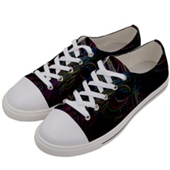 Star Galaxy Chrismas Xmas Ugly Men s Low Top Canvas Sneakers by Cendanart