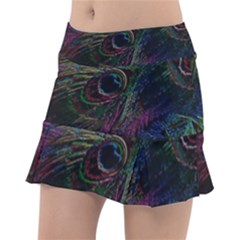 Peacock Feather Paradise Classic Tennis Skirt by Cendanart