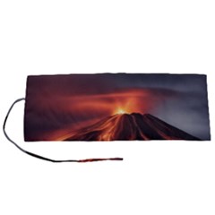 Volcanic Eruption Roll Up Canvas Pencil Holder (s) by Proyonanggan