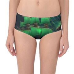 Ship Sailing Mid-waist Bikini Bottoms by Proyonanggan