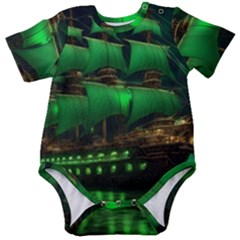 Ship Sailing Baby Short Sleeve Bodysuit by Proyonanggan