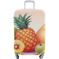 Fruit Pattern Apple Abstract Food Luggage Cover (large) by Proyonanggan