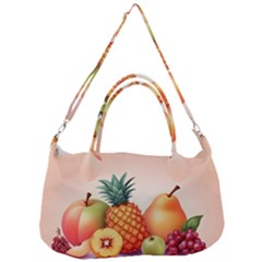Fruit Pattern Apple Abstract Food Removable Strap Handbag by Proyonanggan