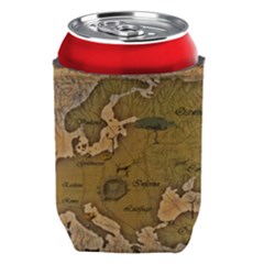 Map Geography Travel Global Can Holder