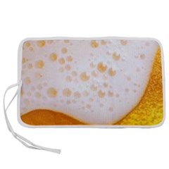 Beer Foam Texture Macro Liquid Bubble Pen Storage Case (s) by Cemarart