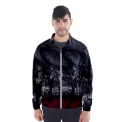 Grave Yard Dark Fantasy Trees Men s Windbreaker