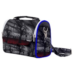 Grave Yard Dark Fantasy Trees Satchel Shoulder Bag