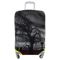 Grave Yard Dark Fantasy Trees Luggage Cover (medium) by Cemarart