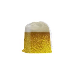 Light Beer Texture Foam Drink In A Glass Drawstring Pouch (xs) by Cemarart