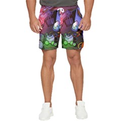 Graffiti Corazones Kingdom Saga Super Men s Runner Shorts by Cemarart