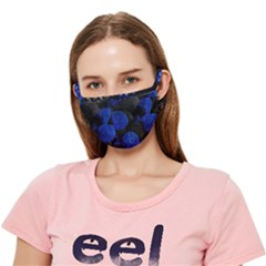 Raspberry One Edge Crease Cloth Face Mask (Adult)